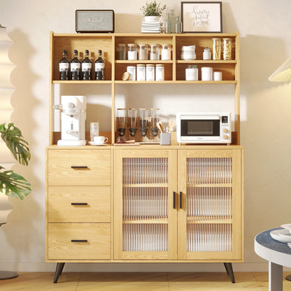 Kitchen Hutch Storage Cabinet, Freestanding