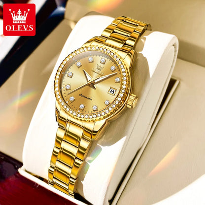 Watch for Women Diamond Gold Luxury Stainless steel