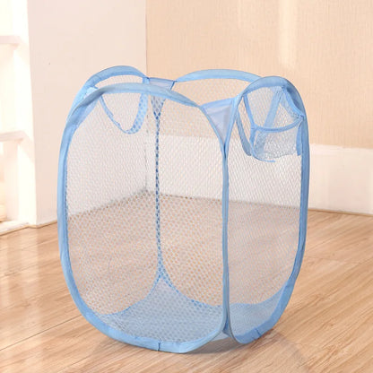 Collapsible Pop-up Mesh Laundry Basket Clothes Hamper