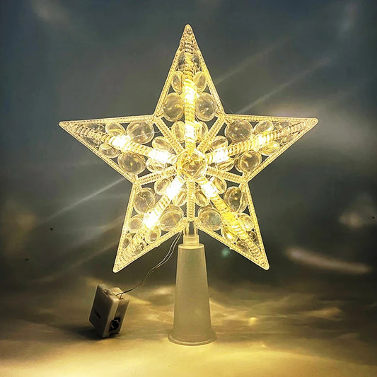 Christmas Tree Top Star Light LED