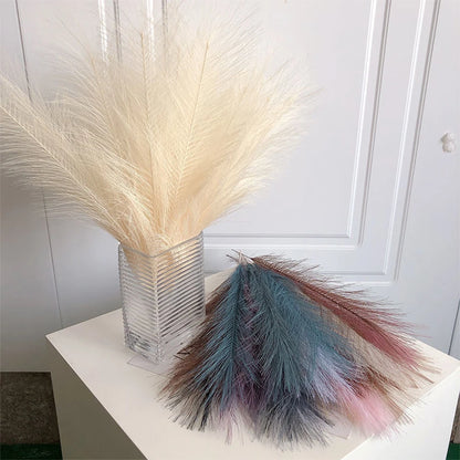 5/10/20PCS Fluffy Pampas Grass Boho Decor Artificial Flower