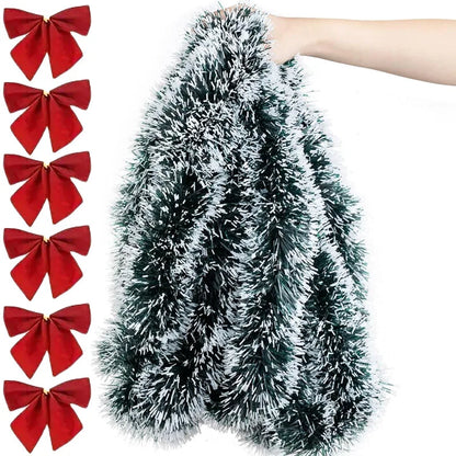 Garland Xmas Tree Hanging Pendent  Wreath Ornament