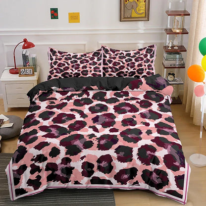Leopard Print Bedding for Kids, Teens, Adults with Pillowcase