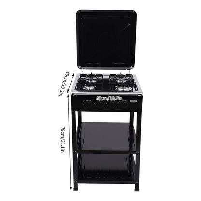 Natural Gas Stove w/ 4 Burners, Classic Appearance