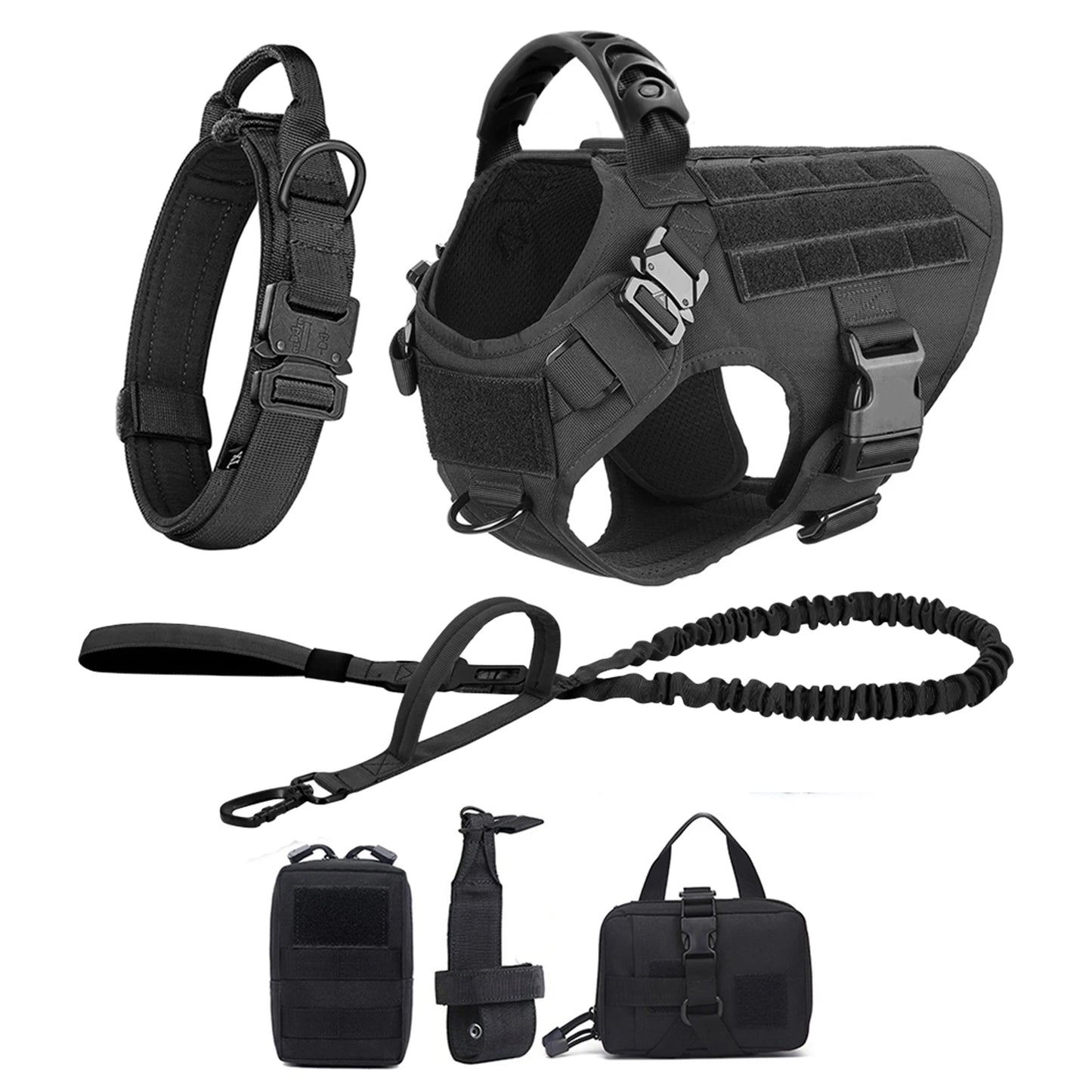 Harness Leash Set For Training German Shepard Medium _Large Dogs