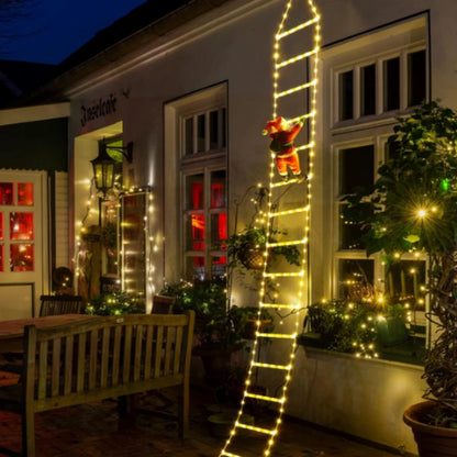Christmas Decoration LED Santa Claus Climbing