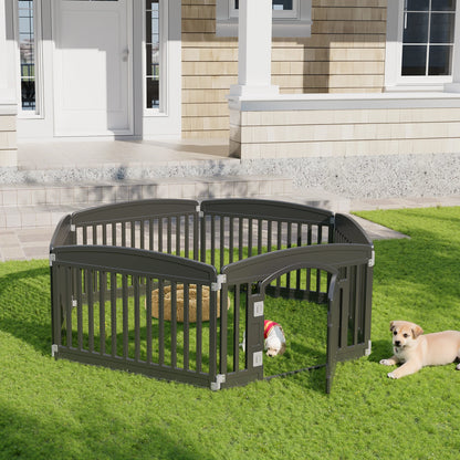 Playpen 6 Panel 24IN Expandable Durable Pet Fence for Medium Dogs