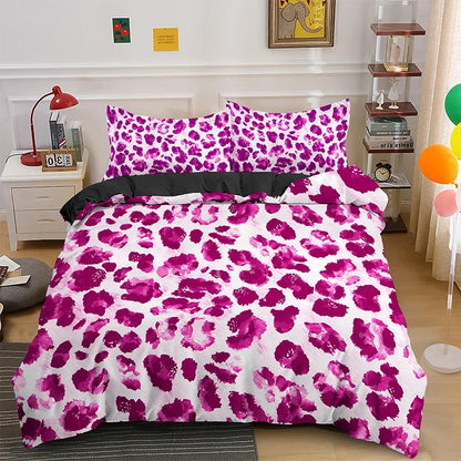 Leopard Print Bedding for Kids, Teens, Adults with Pillowcase