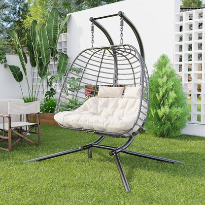 Patio Hammock Swing Chair with Cushion Loveseat