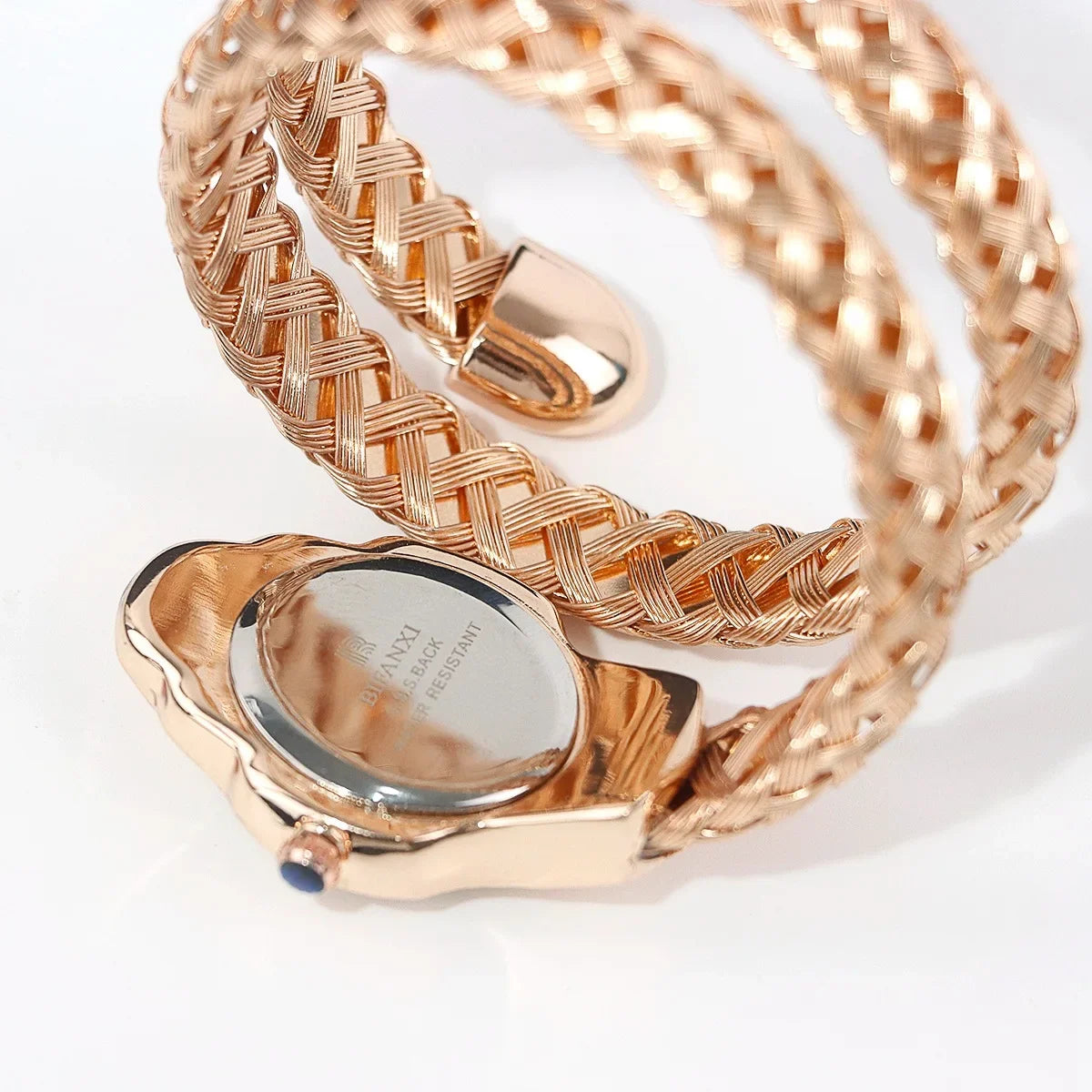 Fashion Diamond Snake Shape Wristwatch