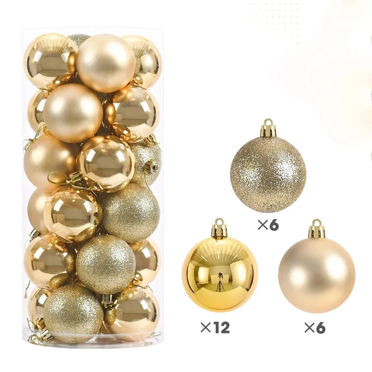 24Pcs  Christmas Tree Hanging Ornaments