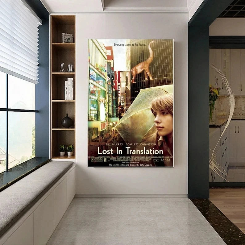 Classic Romantic Movie Canvas Poster