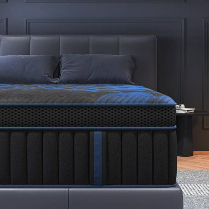12"Gel Memory Foam Spring Bed Mattress Twin Full Queen King