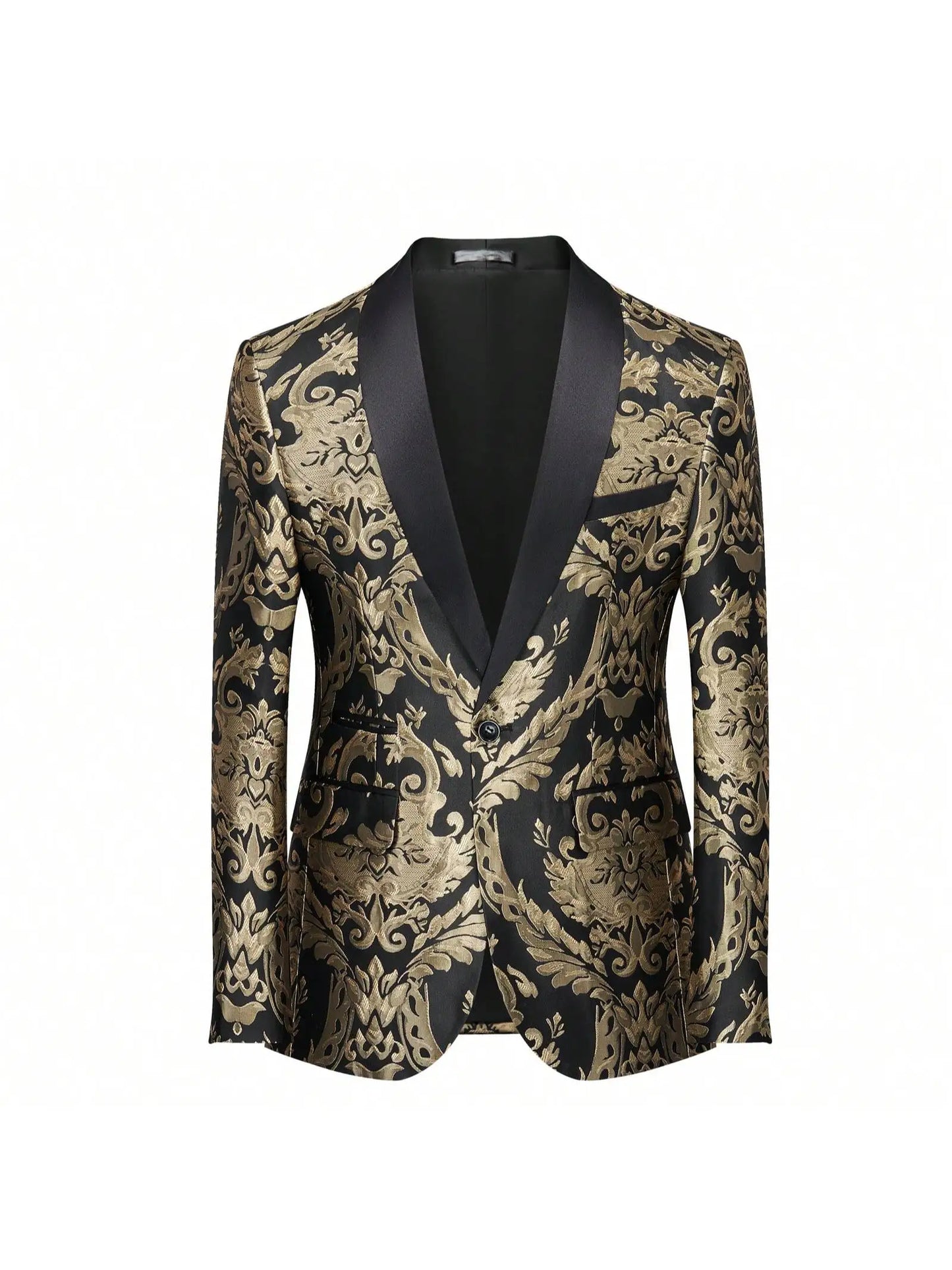 One Button Slim Fit Long Sleeve Jacket Tuxedo