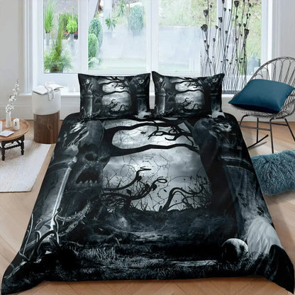 Halloween Tree Bedding Comforter Set Queen King