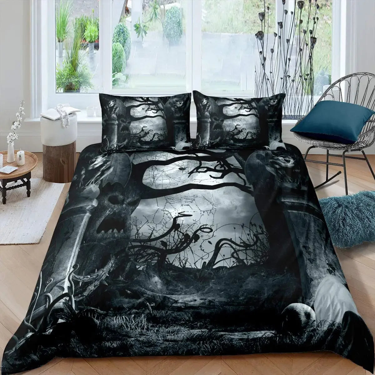 Halloween Tree Bedding Comforter Set Queen King