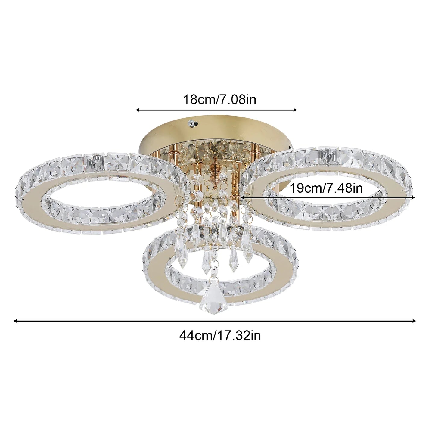 Led Ceiling Light Crystal Chandelier  l