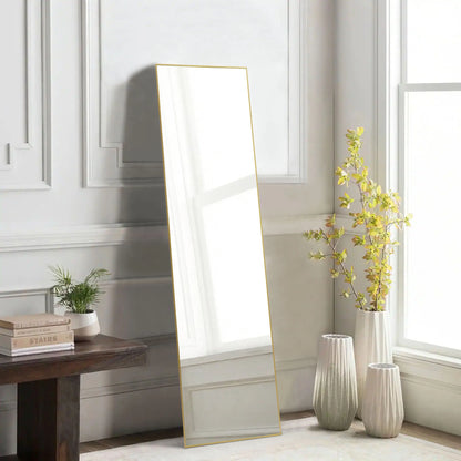 Full Length Arched Right Angle Mirror with Stand