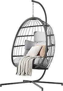 Patio Hammock Swing Chair with Cushion Loveseat