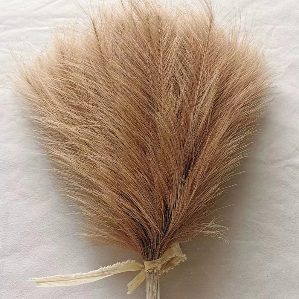 5/10/20PCS Fluffy Pampas Grass Boho Decor Artificial Flower