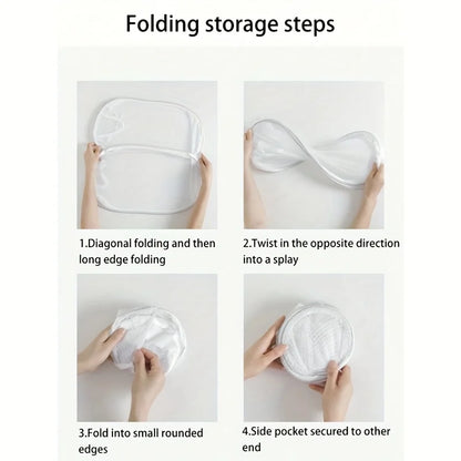 Collapsible Pop-up Mesh Laundry Basket Clothes Hamper