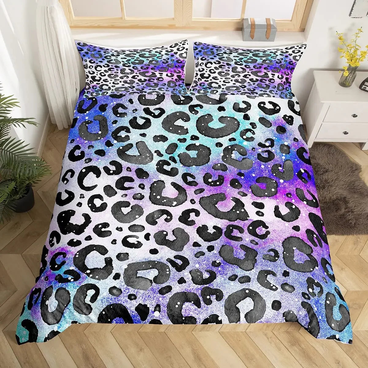 Leopard Print Bedding for Kids, Teens, Adults with Pillowcase