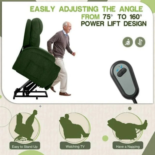 Massage Electric Power Lift Recliner Chair for Seniors