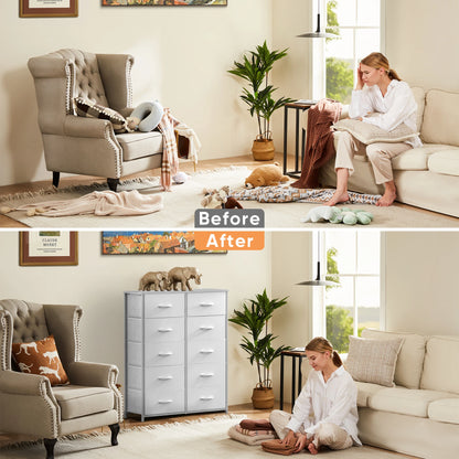 Fabric Drawers Chest Wardrobe Closet