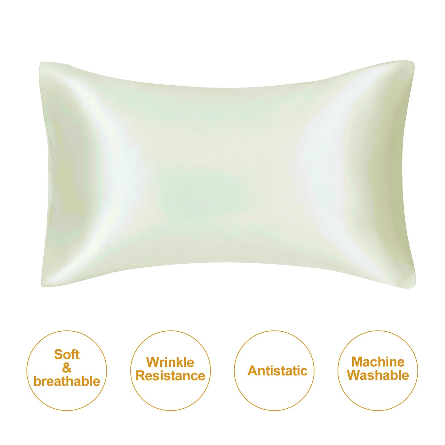 Satin silky pillowcase natural silk