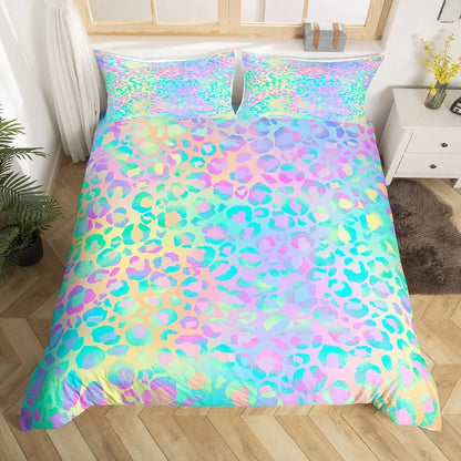 Leopard Print Bedding for Kids, Teens, Adults with Pillowcase