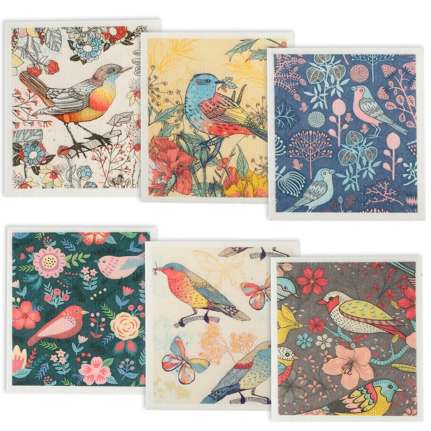 5/6/12PCS Kitchen Dish Towels Absorbent Swedish Dishcloths
