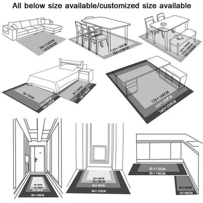 Custom Carpet Area Rug for Adult Yoga Mats