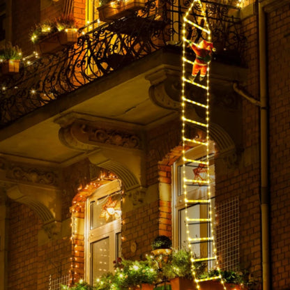 Christmas Decoration LED Santa Claus Climbing