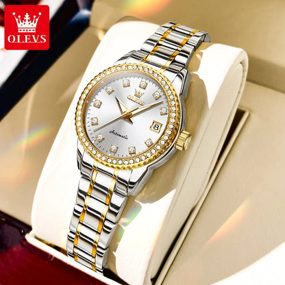 Watch for Women Diamond Gold Luxury Stainless steel