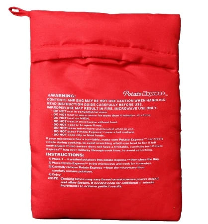 Reusable Express Microwave Potato Cooker Bag