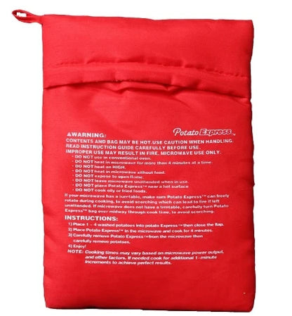 Reusable Express Microwave Potato Cooker Bag