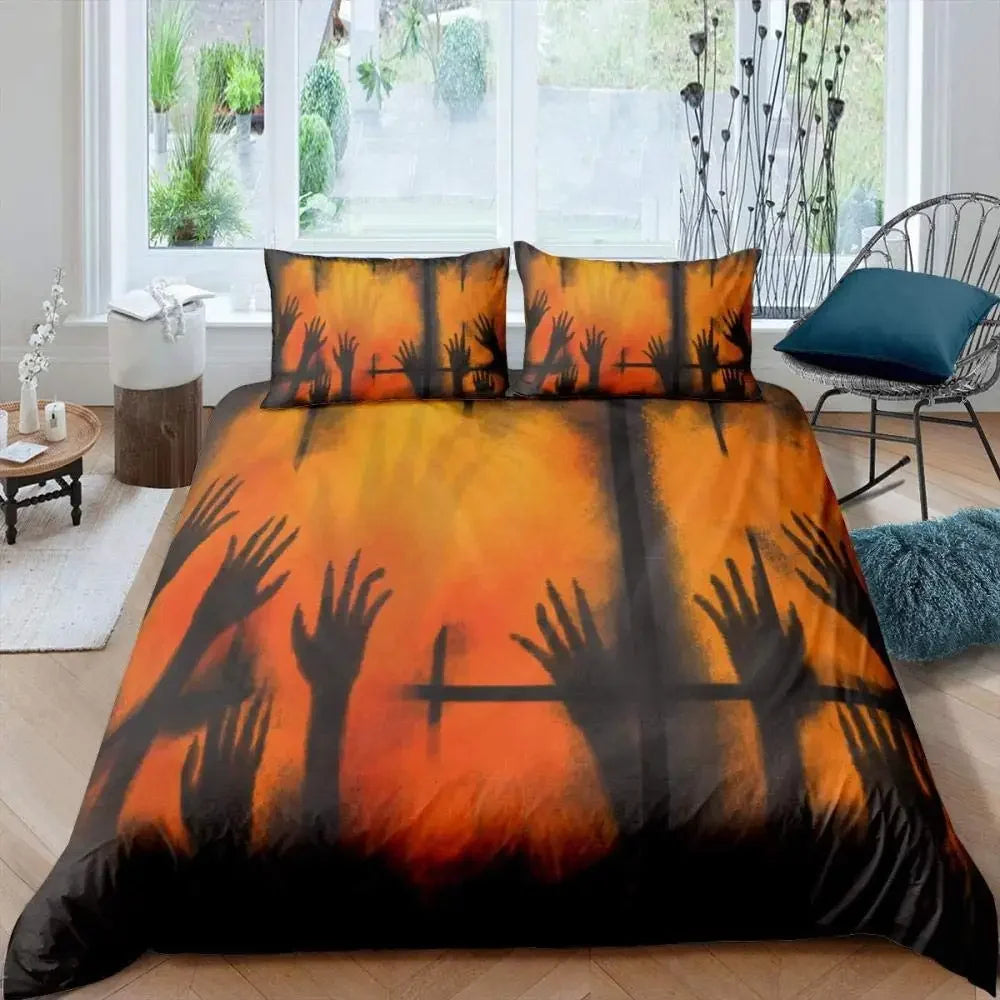 Halloween Tree Bedding Comforter Set Queen King