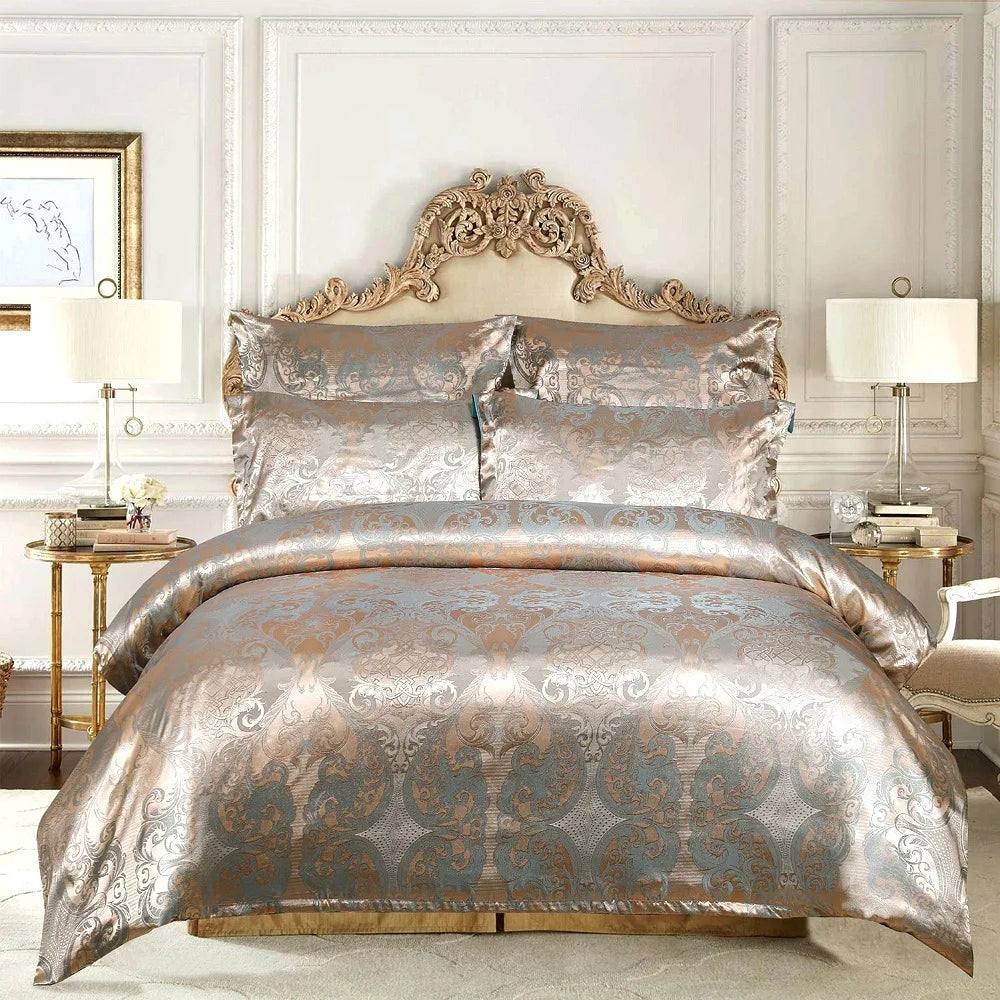 Duvet Cover Set  Pillow Case Silk & Glossy