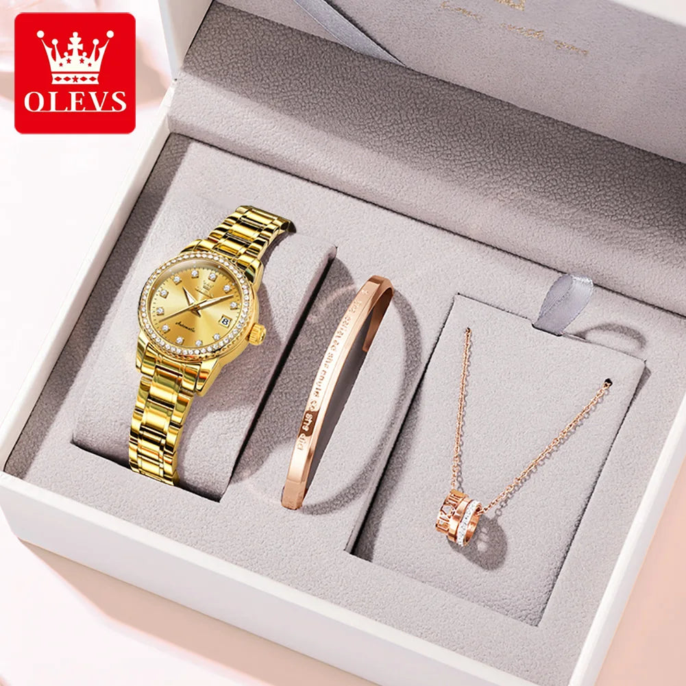 Watch for Women Diamond Gold Luxury Stainless steel