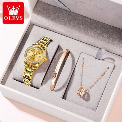 Watch for Women Diamond Gold Luxury Stainless steel