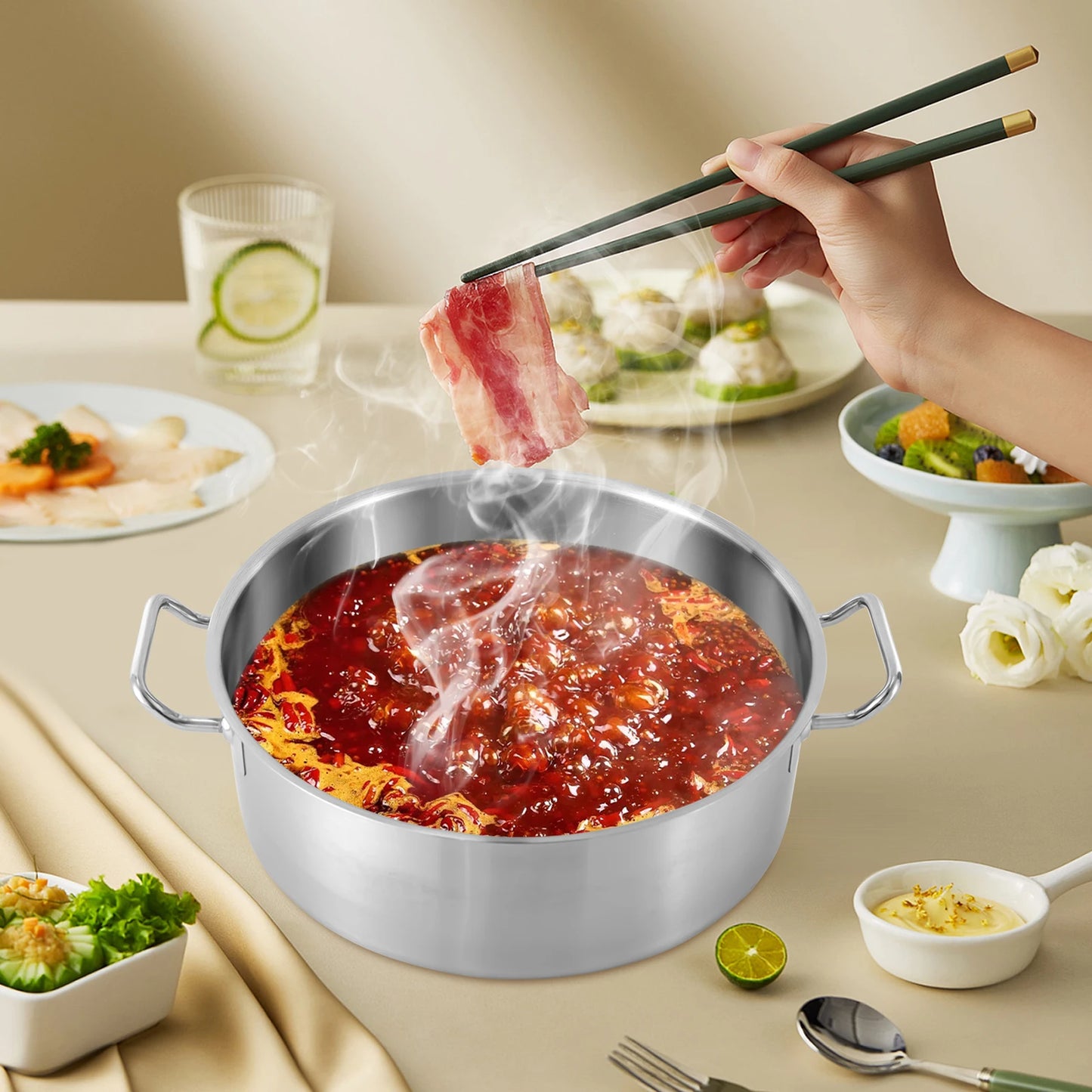 11qt Stock Pot Stainless Steel Large