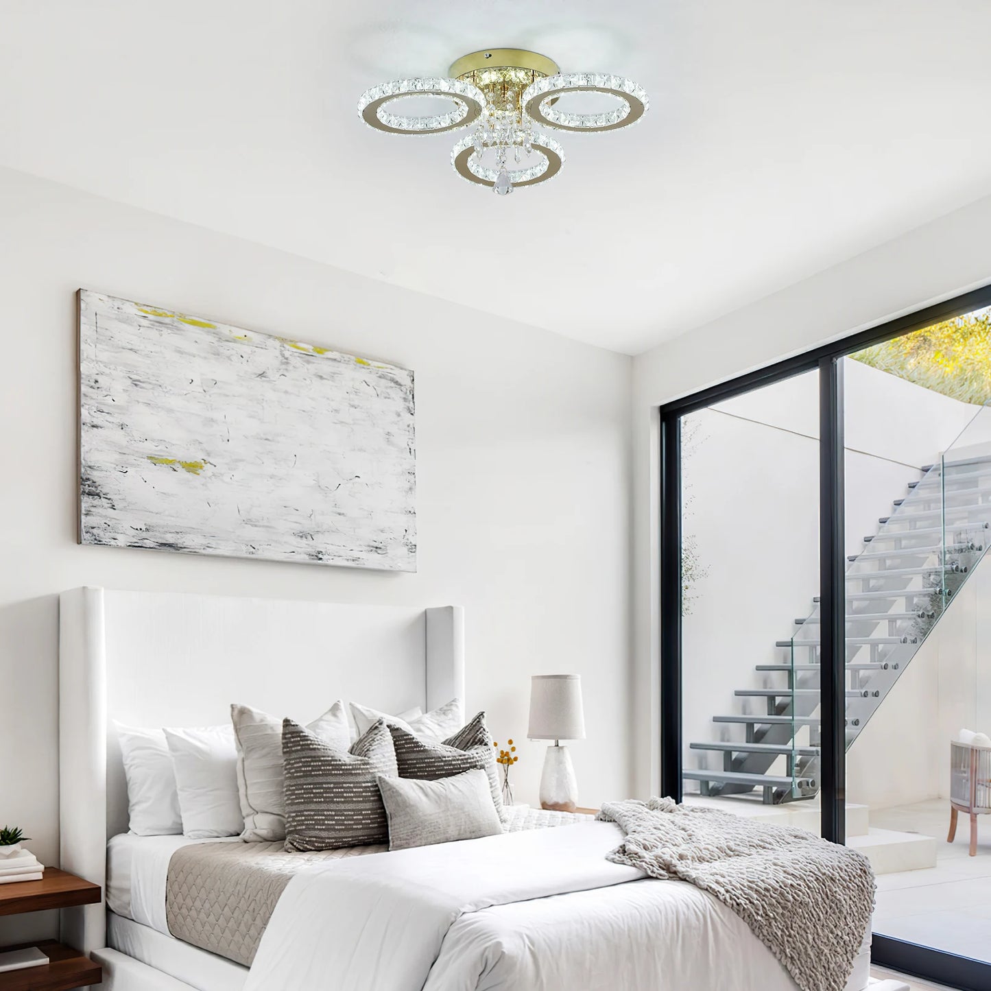 Led Ceiling Light Crystal Chandelier  l