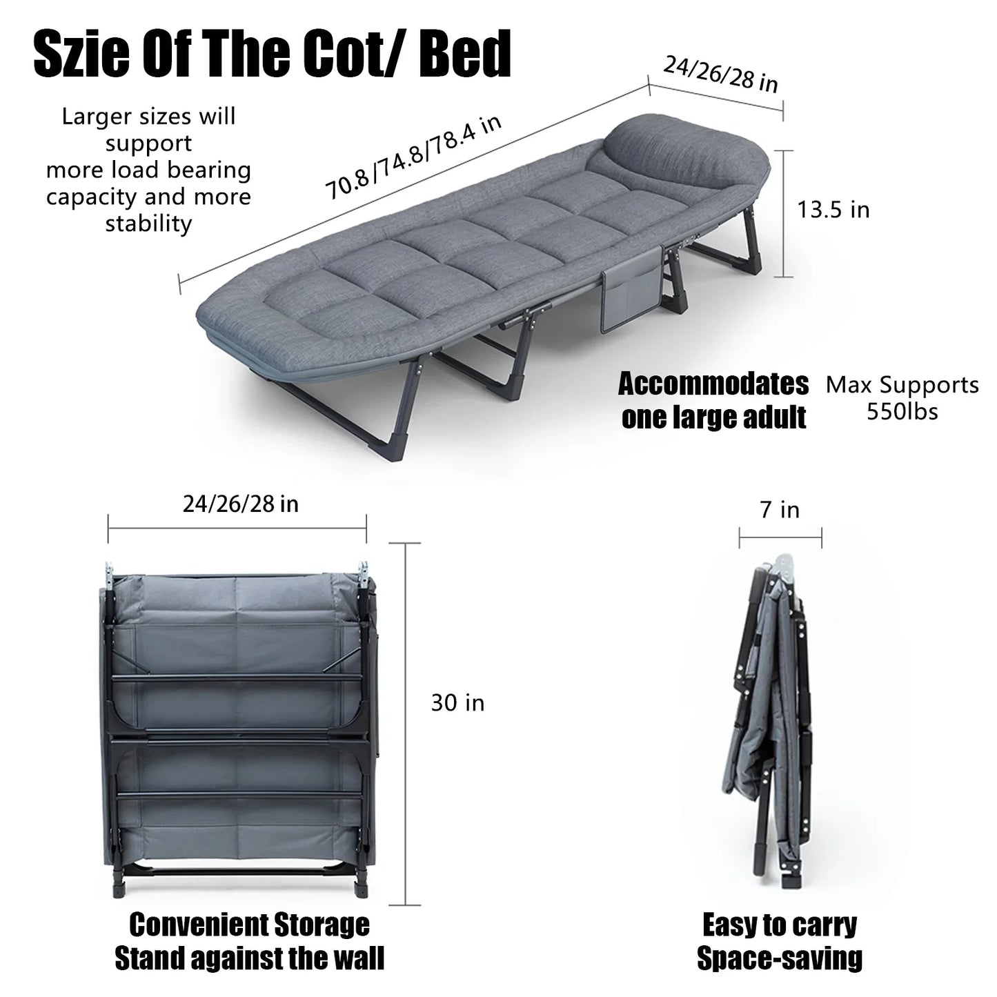 American Folding Single Sofa Bed,