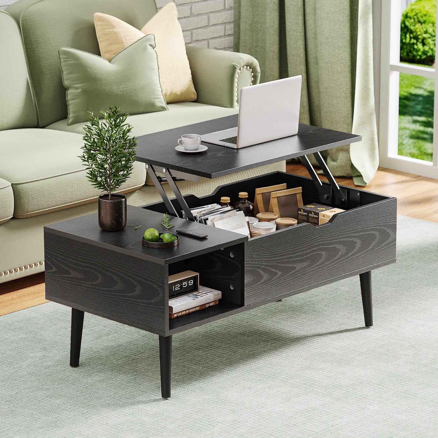 Lift Top Coffee Tables Adjustable Storage