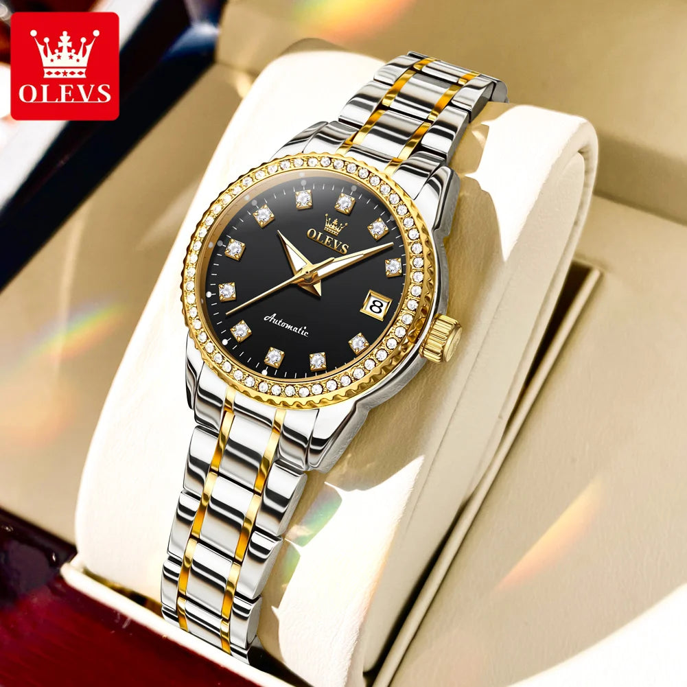 Watch for Women Diamond Gold Luxury Stainless steel