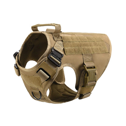 Tactical Dog Harness Collar Leash For Medium Large Dogs