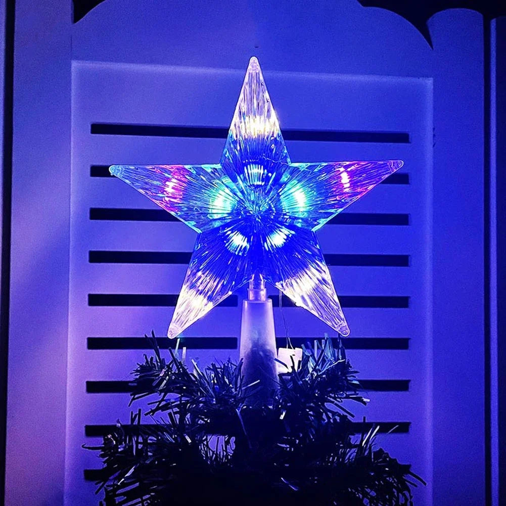 Christmas Tree Top Star Light LED