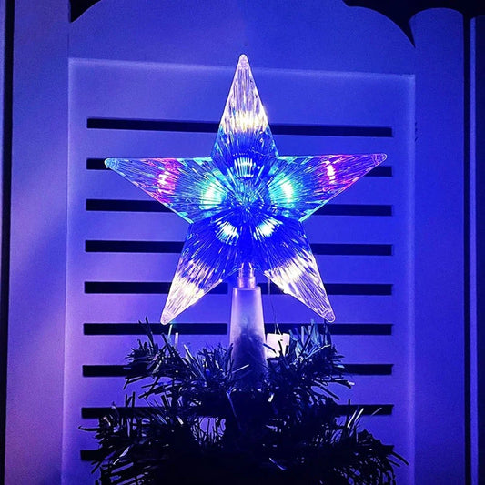 Christmas Tree Top Star Light LED
