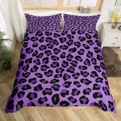 Leopard Print Bedding for Kids, Teens, Adults with Pillowcase