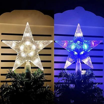 Christmas Tree Top Star Light LED